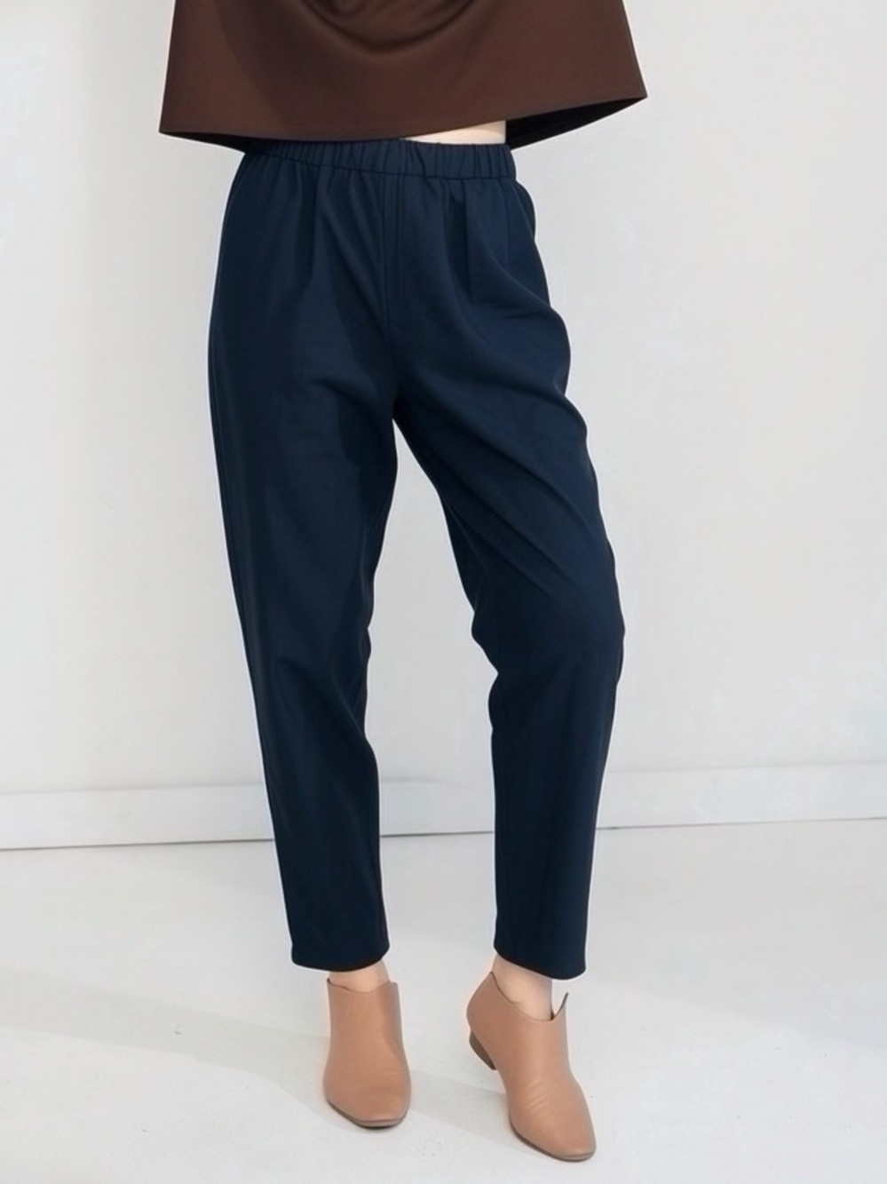 Elizabeth Suzann Women’s Dark Blue Tilda Pants | 100% Linen | Slow Fashion | XS